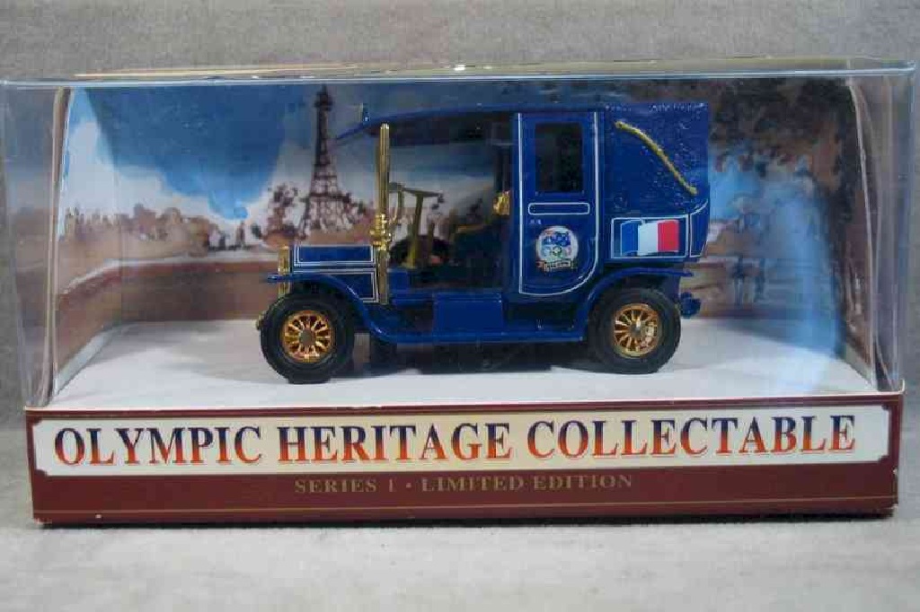 Matchbox Collectibles OL007; 1906 Unic Taxi; Paris Olympic Games 1924